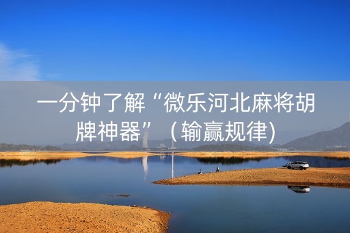 一分钟了解“微乐河北麻将胡牌神器”（输赢规律)