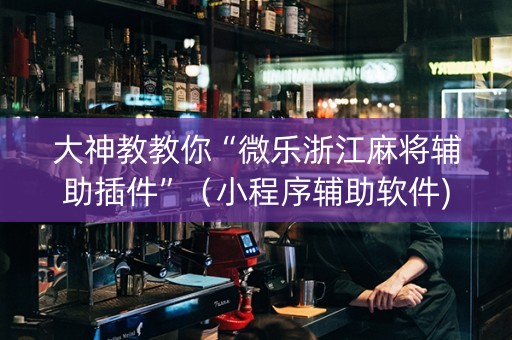 大神教教你“微乐浙江麻将辅助插件”（小程序辅助软件)