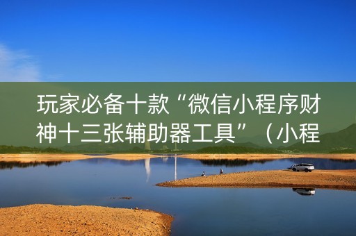 玩家必备十款“微信小程序财神十三张辅助器工具”（小程序控牌器)