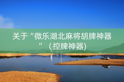 关于“微乐湖北麻将胡牌神器”（控牌神器)