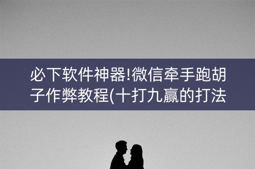 必下软件神器!微信牵手跑胡子作弊教程(十打九赢的打法)