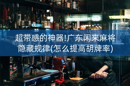 超带感的神器!广东闲来麻将隐藏规律(怎么提高胡牌率)