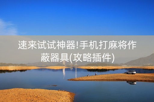 速来试试神器!手机打麻将作蔽器具(攻略插件)