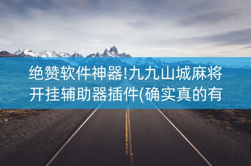 绝赞软件神器!九九山城麻将开挂辅助器插件(确实真的有挂)