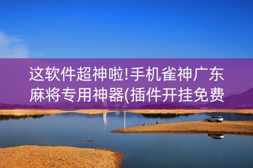这软件超神啦!手机雀神广东麻将专用神器(插件开挂免费AI)