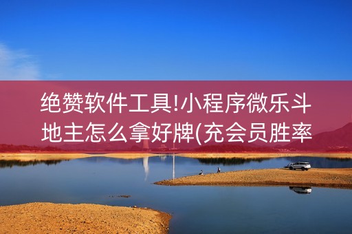 绝赞软件工具!小程序微乐斗地主怎么拿好牌(充会员胜率高)
