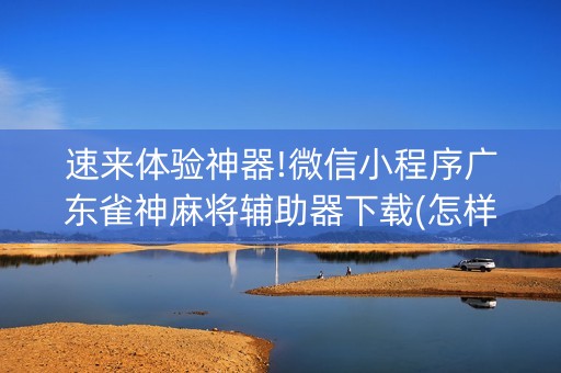 速来体验神器!微信小程序广东雀神麻将辅助器下载(怎样才能有好牌)