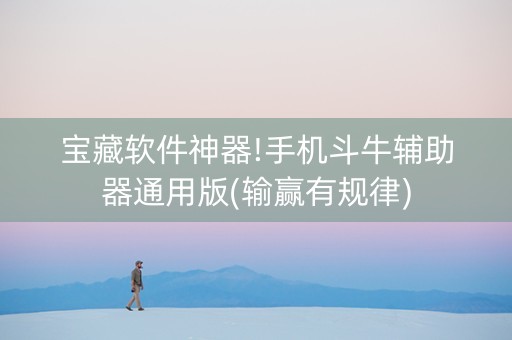 宝藏软件神器!手机斗牛辅助器通用版(输赢有规律)