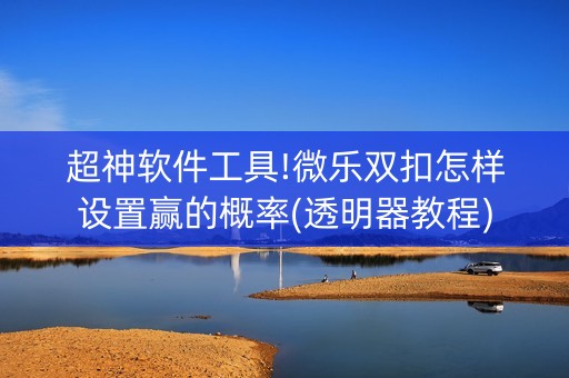 超神软件工具!微乐双扣怎样设置赢的概率(透明器教程)