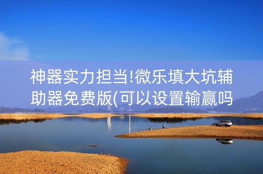 神器实力担当!微乐填大坑辅助器免费版(可以设置输赢吗)