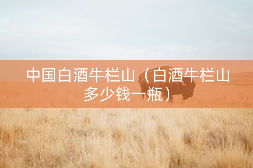 中国白酒牛栏山（白酒牛栏山多少钱一瓶）