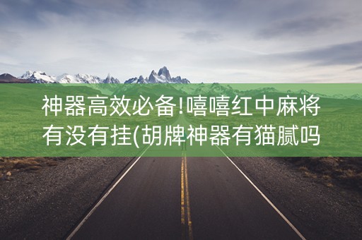 神器高效必备!嘻嘻红中麻将有没有挂(胡牌神器有猫腻吗)