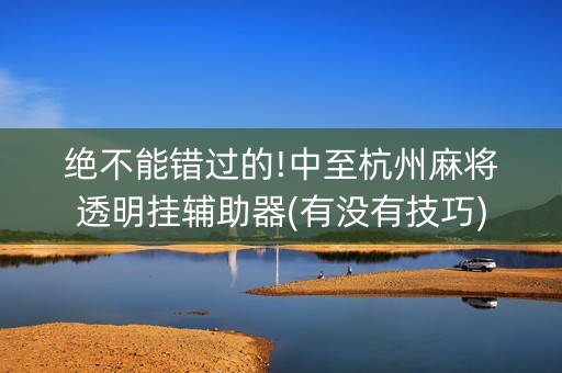 绝不能错过的!中至杭州麻将透明挂辅助器(有没有技巧)