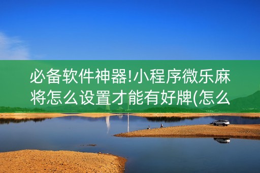 必备软件神器!小程序微乐麻将怎么设置才能有好牌(怎么才能起到好牌)