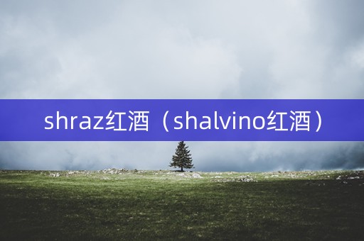 shraz红酒（shalvino红酒）