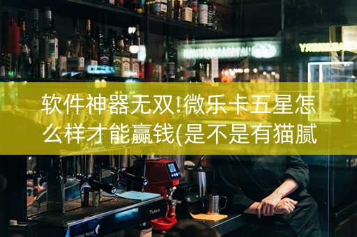 软件神器无双!微乐卡五星怎么样才能赢钱(是不是有猫腻)
