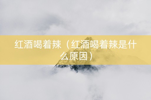 红酒喝着辣（红酒喝着辣是什么原因）