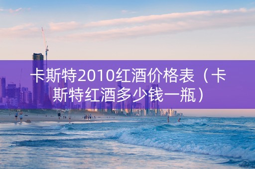 卡斯特2010红酒价格表（卡斯特红酒多少钱一瓶）
