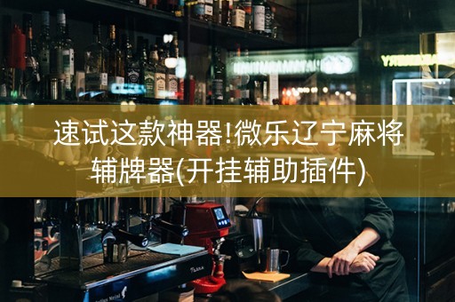 速试这款神器!微乐辽宁麻将辅牌器(开挂辅助插件)
