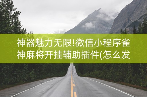 神器魅力无限!微信小程序雀神麻将开挂辅助插件(怎么发好牌)