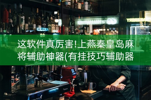 这软件真厉害!上燕秦皇岛麻将辅助神器(有挂技巧辅助器)