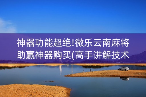神器功能超绝!微乐云南麻将助赢神器购买(高手讲解技术)