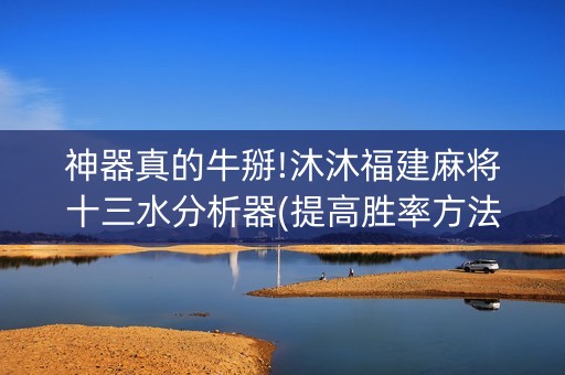 神器真的牛掰!沐沐福建麻将十三水分析器(提高胜率方法)
