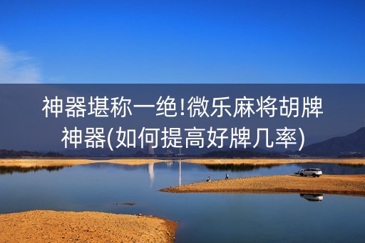 神器堪称一绝!微乐麻将胡牌神器(如何提高好牌几率)