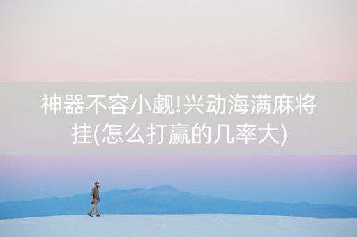 神器不容小觑!兴动海满麻将挂(怎么打赢的几率大)