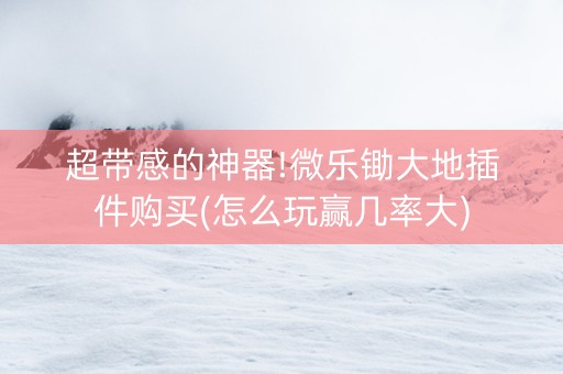 超带感的神器!微乐锄大地插件购买(怎么玩赢几率大)