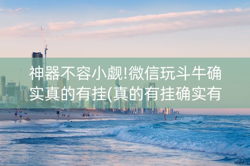 神器不容小觑!微信玩斗牛确实真的有挂(真的有挂确实有挂)