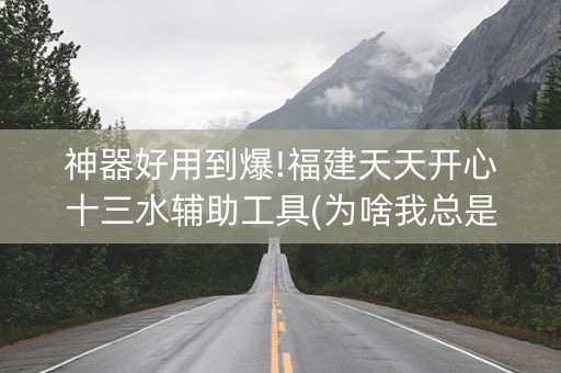 神器好用到爆!福建天天开心十三水辅助工具(为啥我总是输)