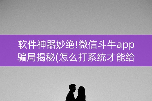 软件神器妙绝!微信斗牛app骗局揭秘(怎么打系统才能给好牌)