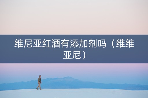 维尼亚红酒有添加剂吗（维维亚尼）