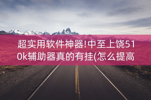 超实用软件神器!中至上饶510k辅助器真的有挂(怎么提高胜率)