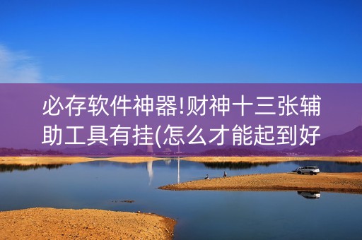 必存软件神器!财神十三张辅助工具有挂(怎么才能起到好牌)