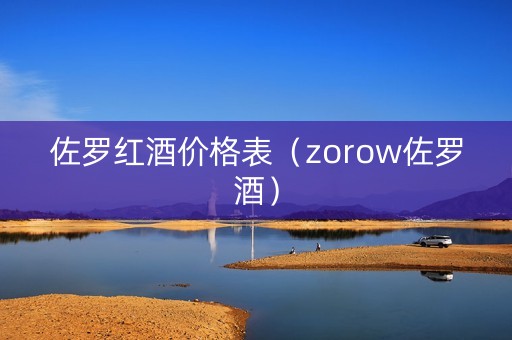佐罗红酒价格表（zorow佐罗酒）