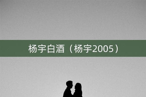 杨宇白酒（杨宇2005）