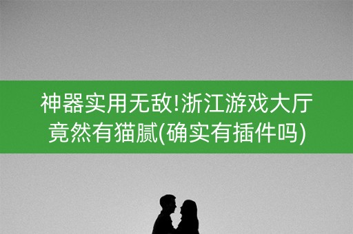 神器实用无敌!浙江游戏大厅竟然有猫腻(确实有插件吗)