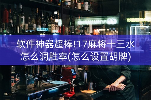软件神器超棒!17麻将十三水怎么调胜率(怎么设置胡牌)