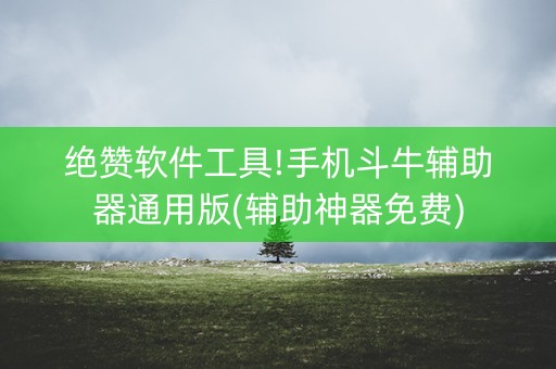 绝赞软件工具!手机斗牛辅助器通用版(辅助神器免费)