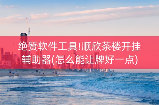 绝赞软件工具!顺欣茶楼开挂辅助器(怎么能让牌好一点)