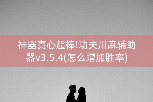 神器真心超棒!功夫川麻辅助器v3.5.4(怎么增加胜率)