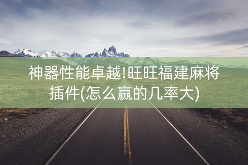 神器性能卓越!旺旺福建麻将插件(怎么赢的几率大)