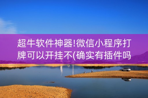 超牛软件神器!微信小程序打牌可以开挂不(确实有插件吗)