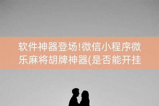 软件神器登场!微信小程序微乐麻将胡牌神器(是否能开挂)
