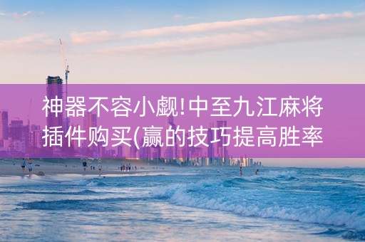 神器不容小觑!中至九江麻将插件购买(赢的技巧提高胜率)