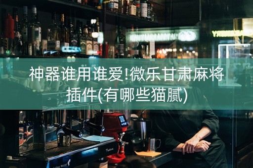 神器谁用谁爱!微乐甘肃麻将插件(有哪些猫腻)