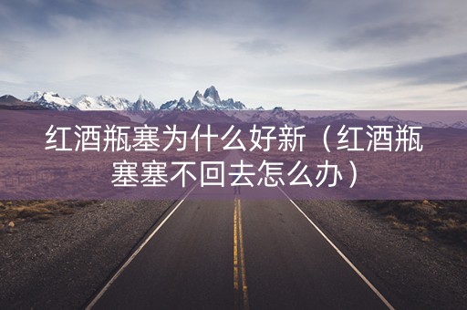 红酒瓶塞为什么好新（红酒瓶塞塞不回去怎么办）