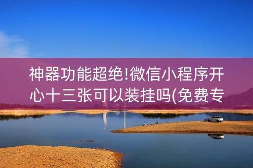 神器功能超绝!微信小程序开心十三张可以装挂吗(免费专用神器)